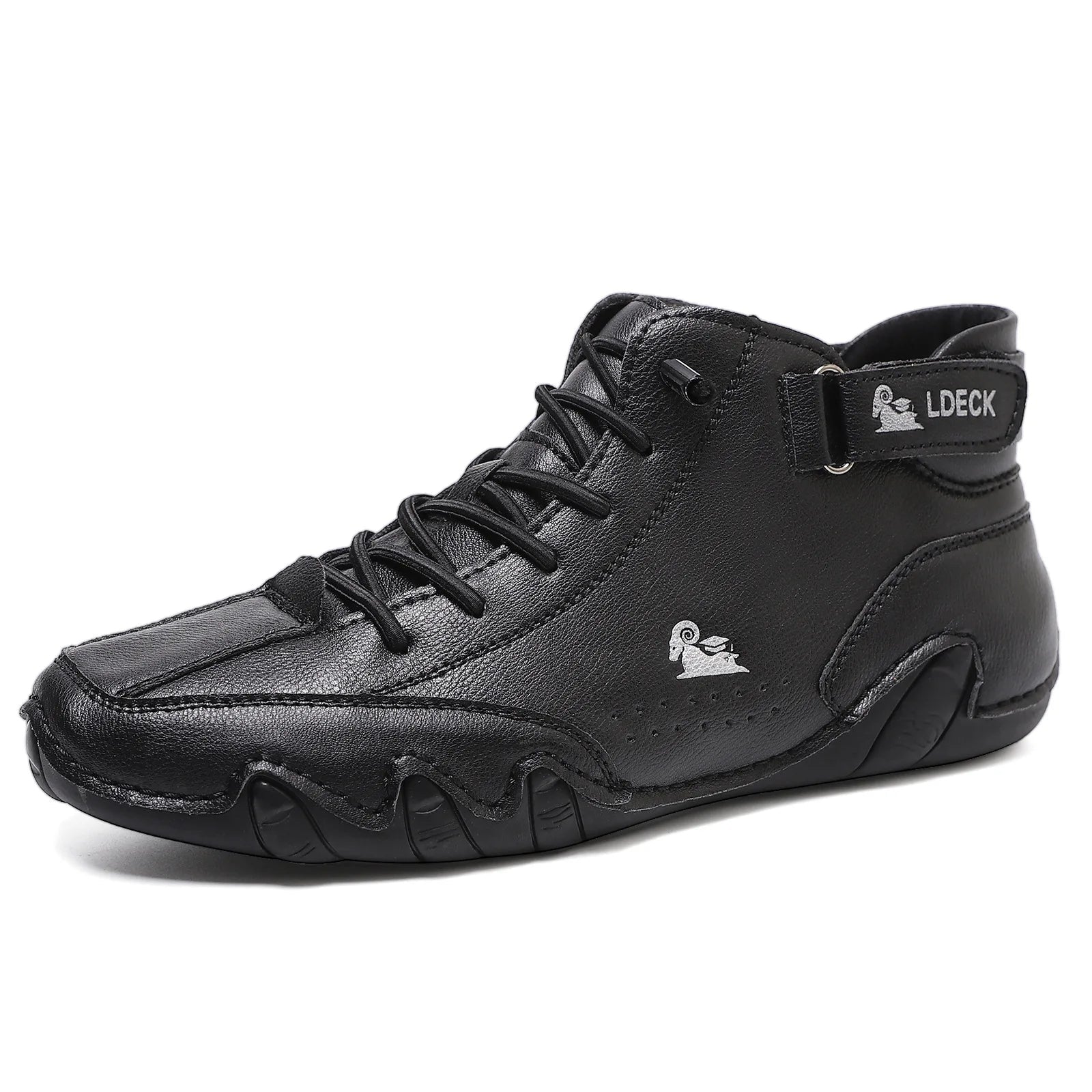 Heren Sneakers met Hoge Schacht en Vetersluiting