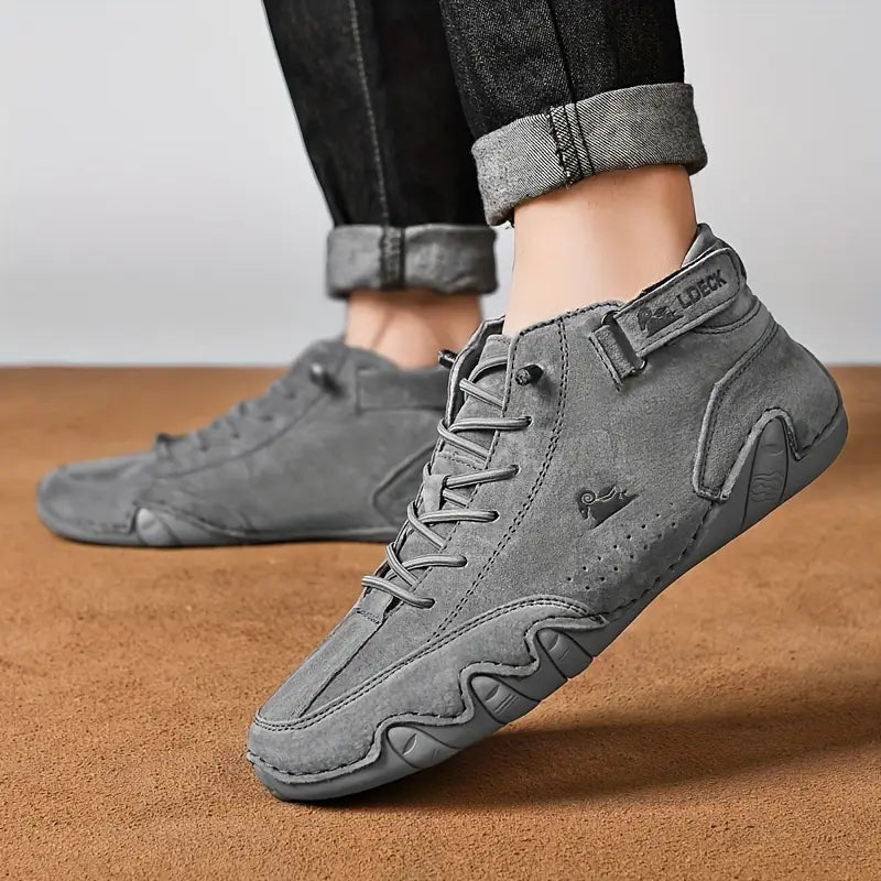 Heren Sneakers met Hoge Schacht en Vetersluiting