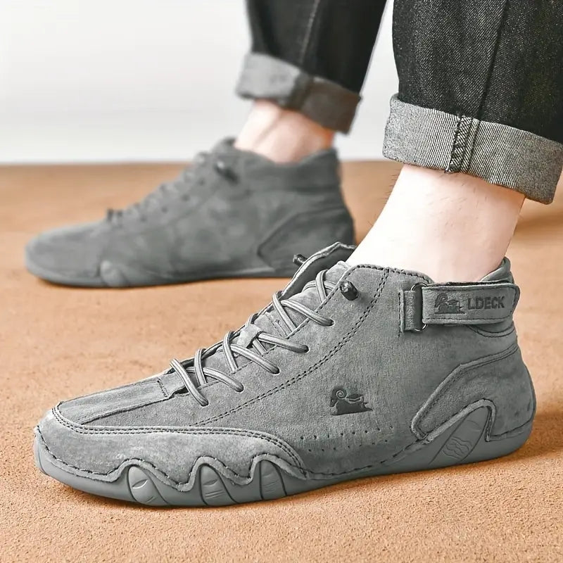 Heren Sneakers met Hoge Schacht en Vetersluiting
