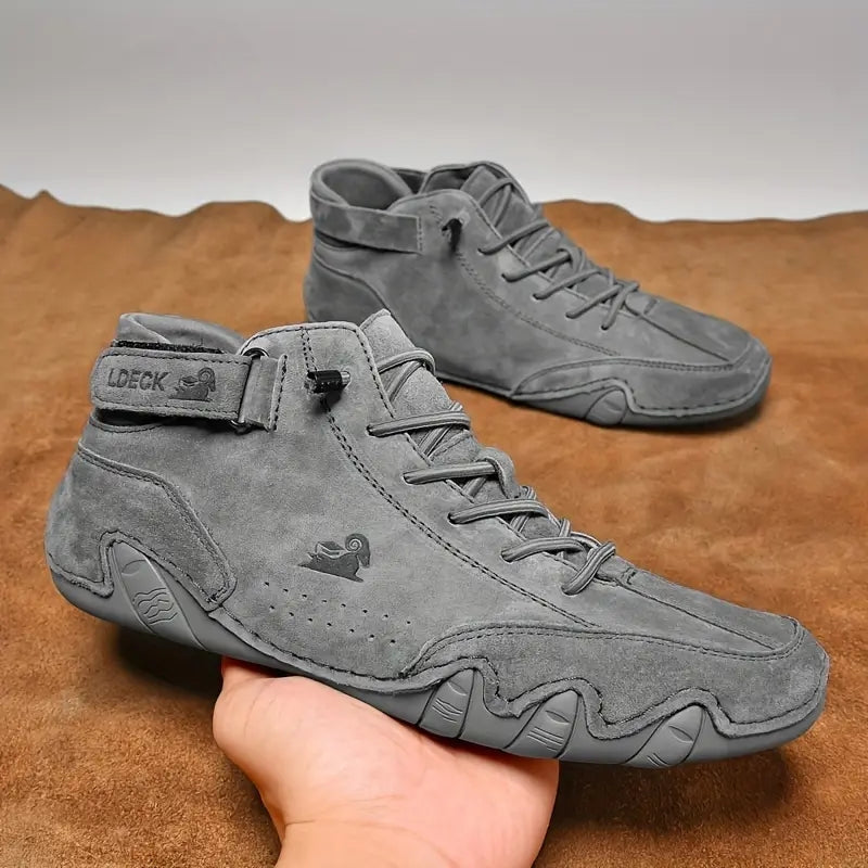 Heren Sneakers met Hoge Schacht en Vetersluiting