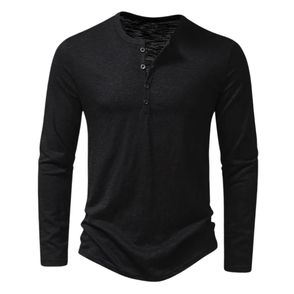 Heren T-shirt Casablanca met Lange Mouwen en Zacht Katoen