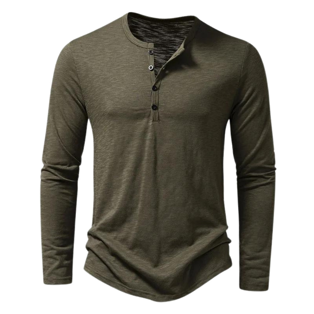 Heren T-shirt Casablanca met Lange Mouwen en Zacht Katoen