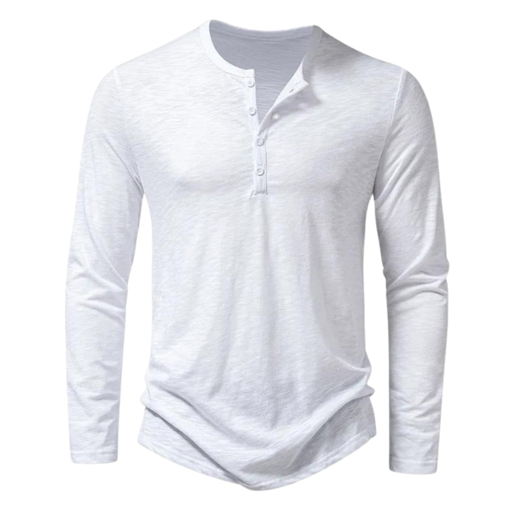 Heren T-shirt Casablanca met Lange Mouwen en Zacht Katoen