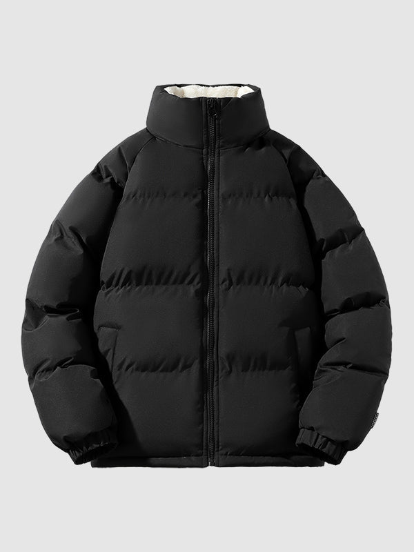 Heren Winterjas met Fleecevoering en Waterdicht Materiaal voor Jacket