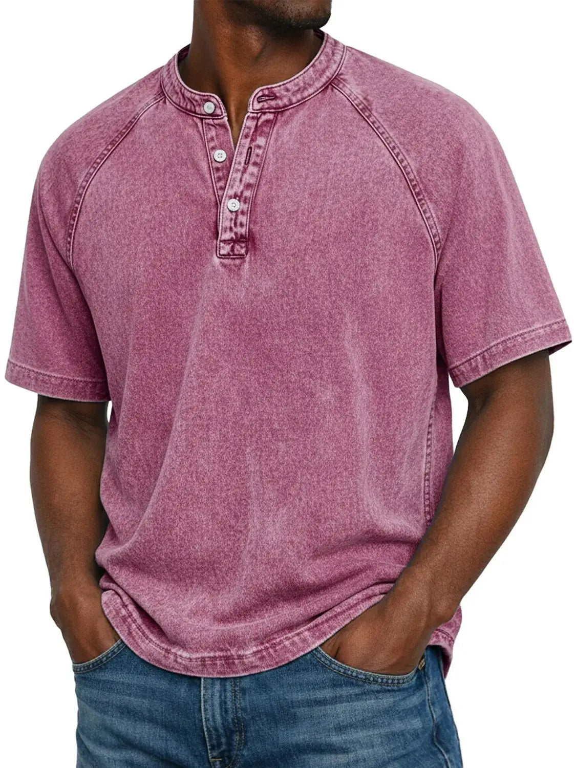 Herenshirt Met Knopen Korte Mouwen Casual