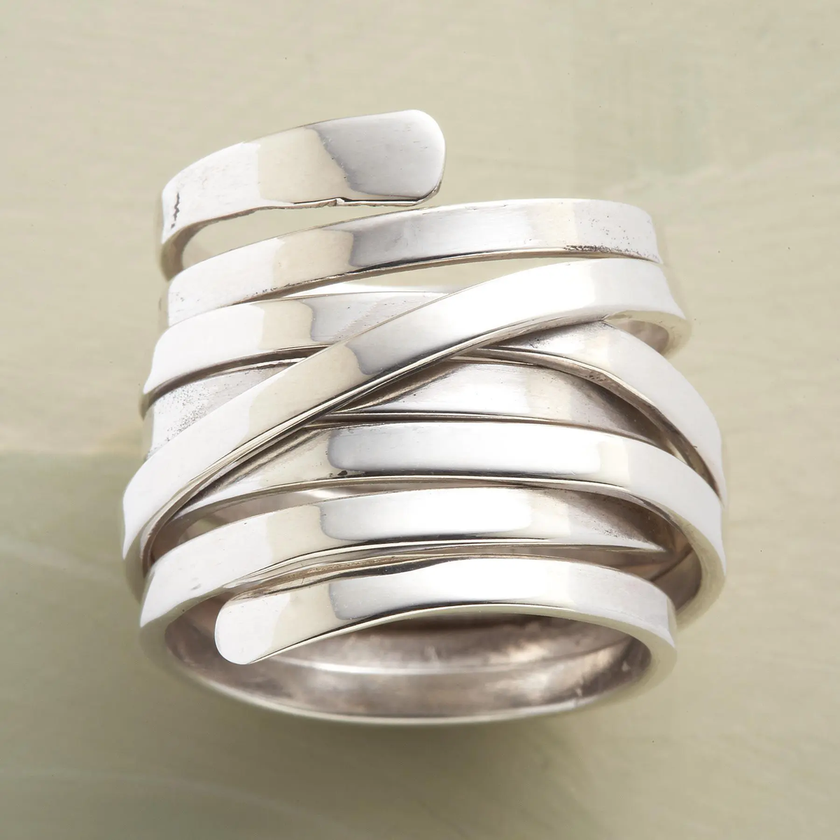 Elegante zilveren ring met vintage uitstraling