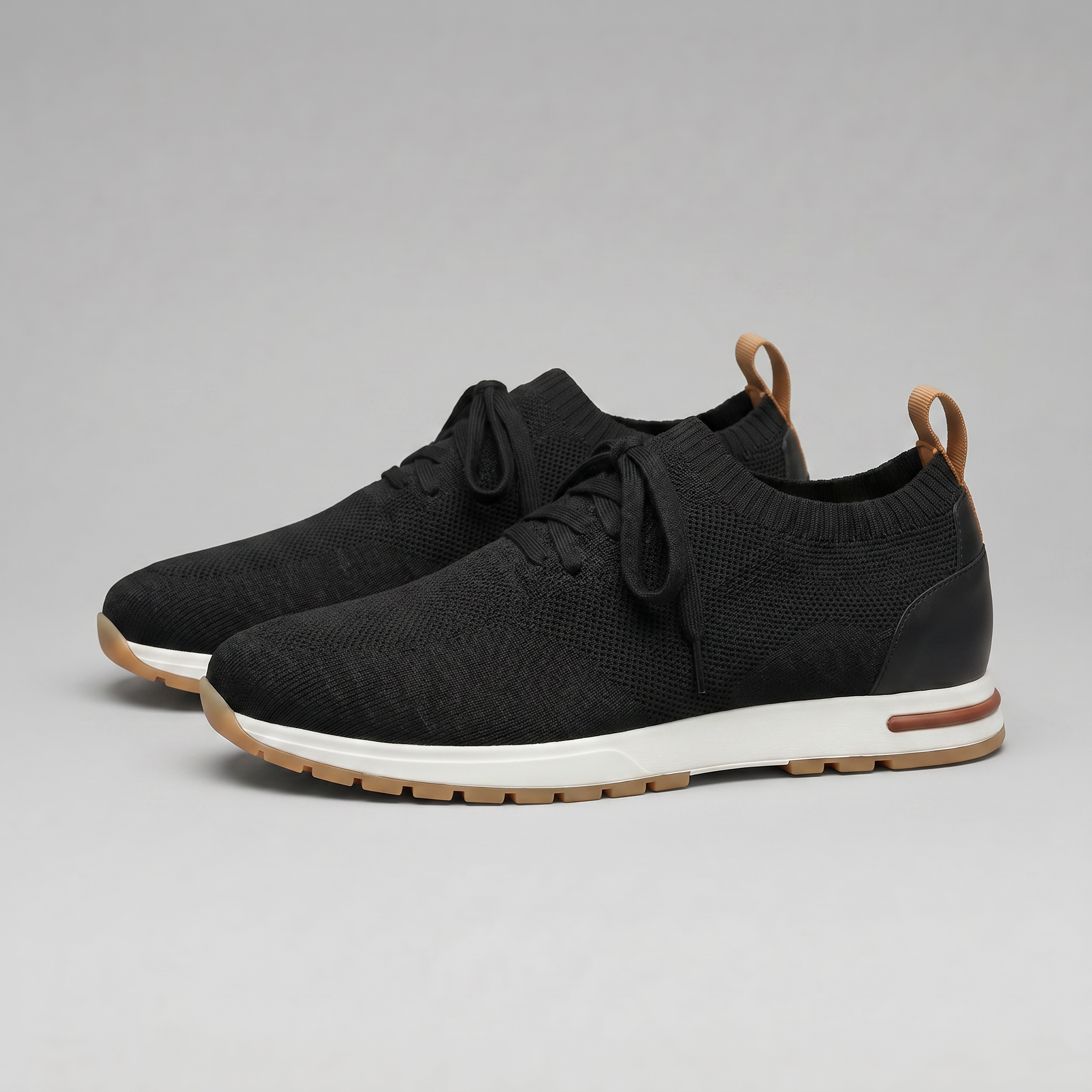 Knit Sock Lace-Up Trainers Heren Casual