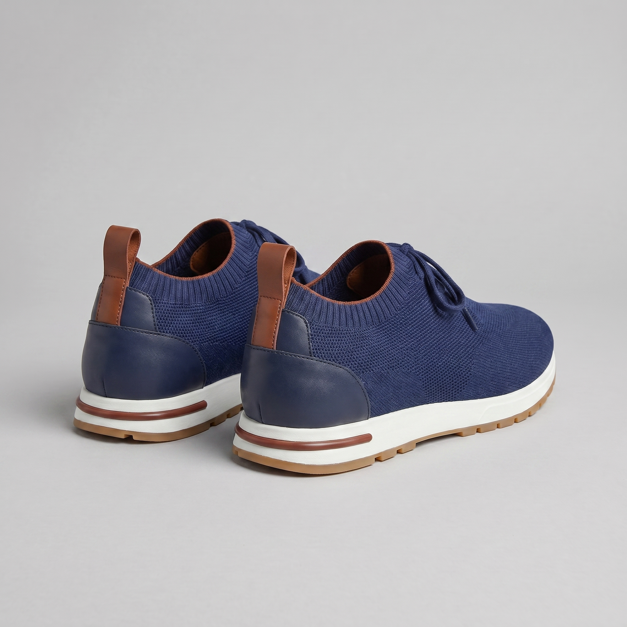Knit Sock Lace-Up Trainers Heren Casual