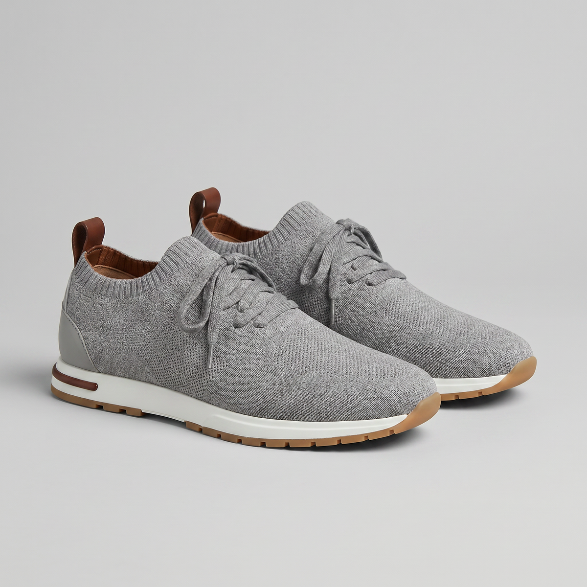 Knit Sock Lace-Up Trainers Heren Casual