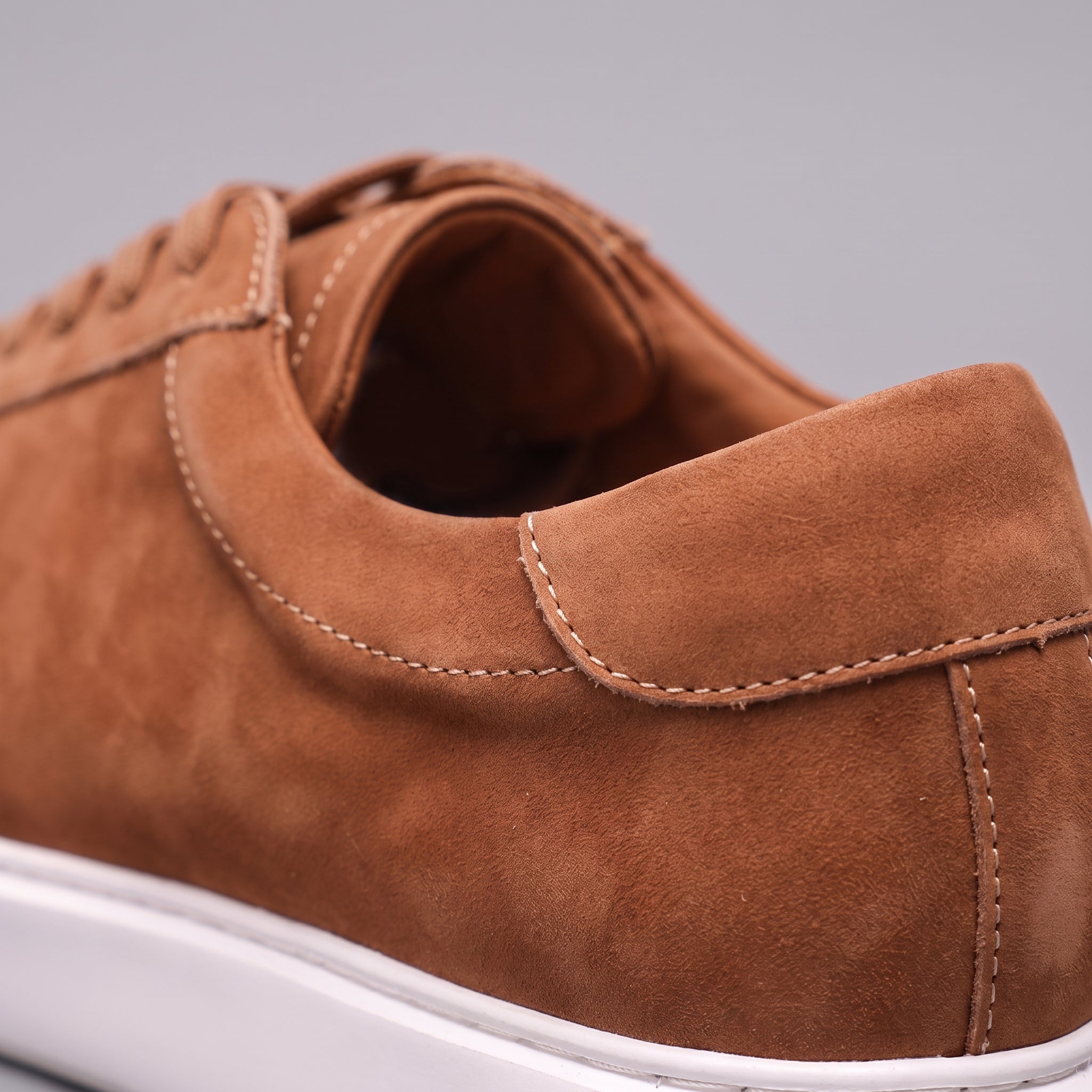 Lage Sneakers Heren Suede Grijs Casual