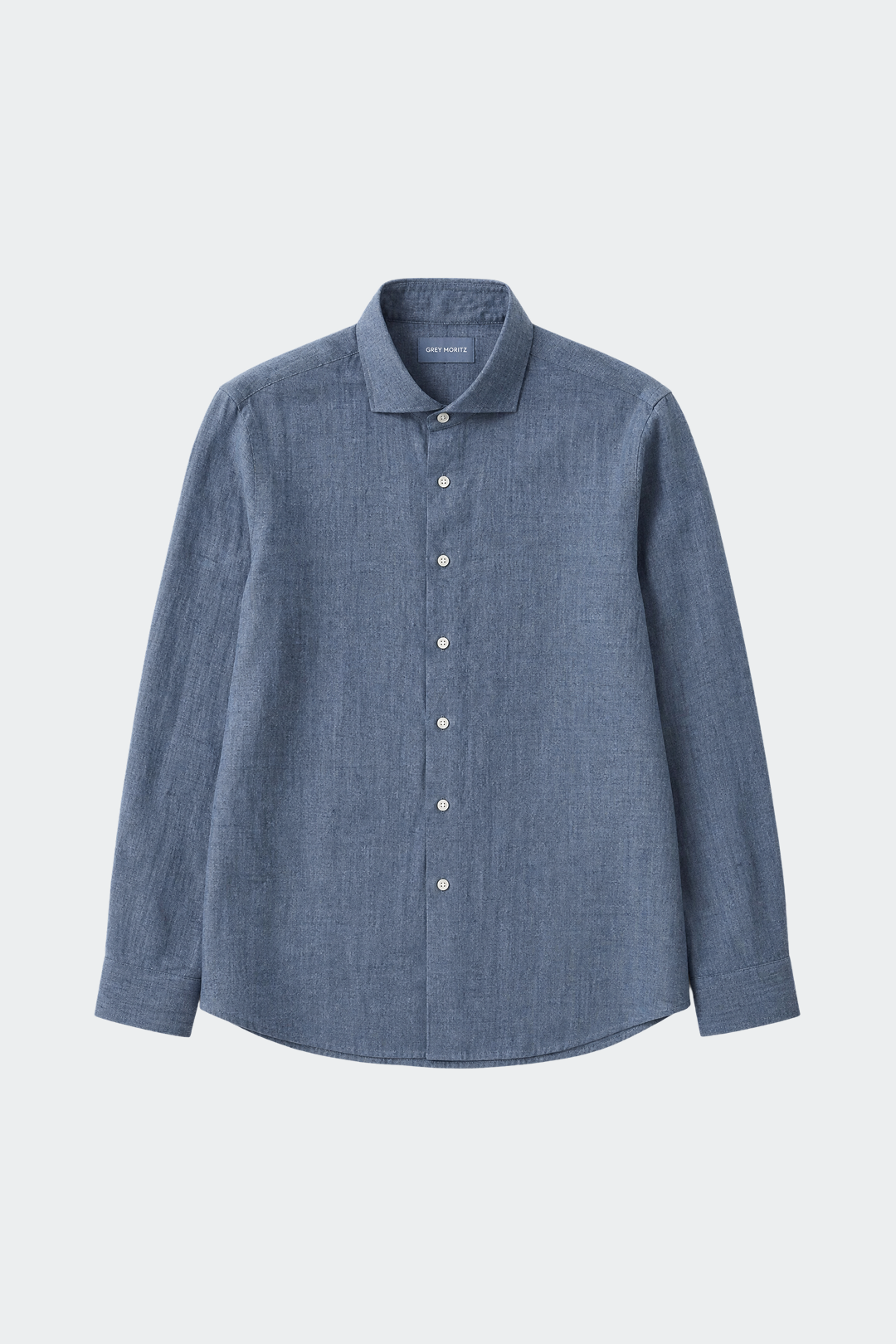 Linnen Overhemd Heren Relaxed Fit Spread Collar