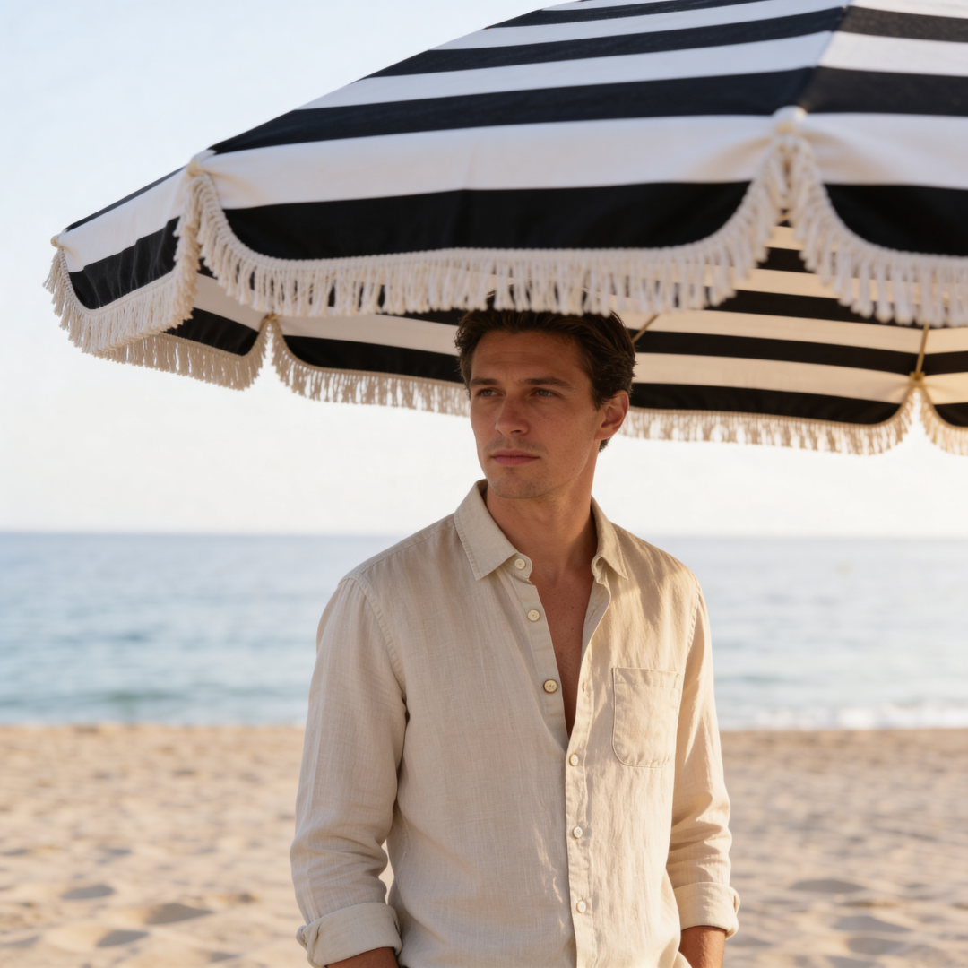 Linnen Shirt Heren Lange Mouwen Casual Zomer