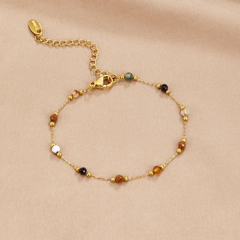 Elegante zilveren steinarmband met verfijnde details