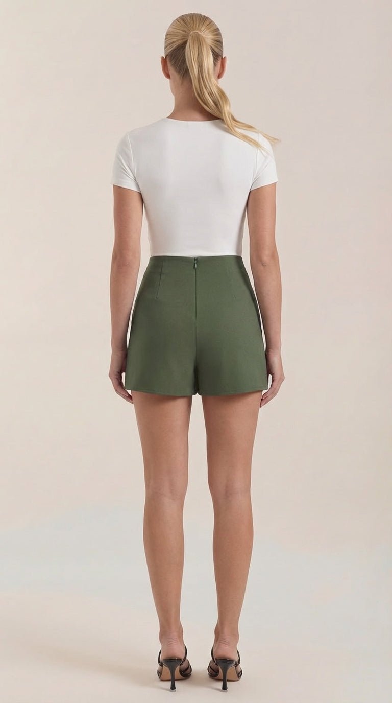 Minirock Dames High Waist Zijspleet Zomer Casual