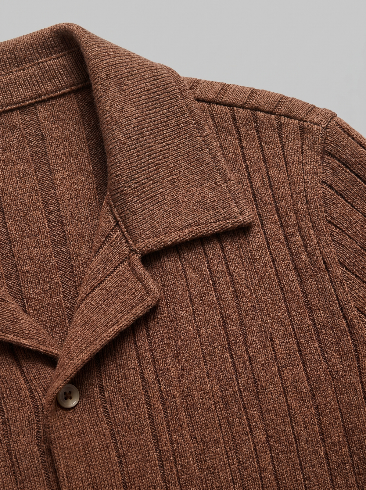 Open-Knit Shirt Trousers Set Heren Zomer Casual