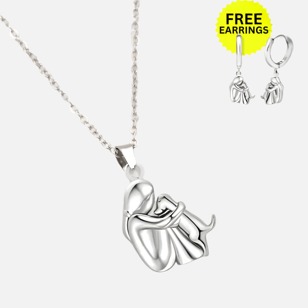 Hanger Ketting met Bonus Oorbellen – Beperkte Tijd Aanbieding