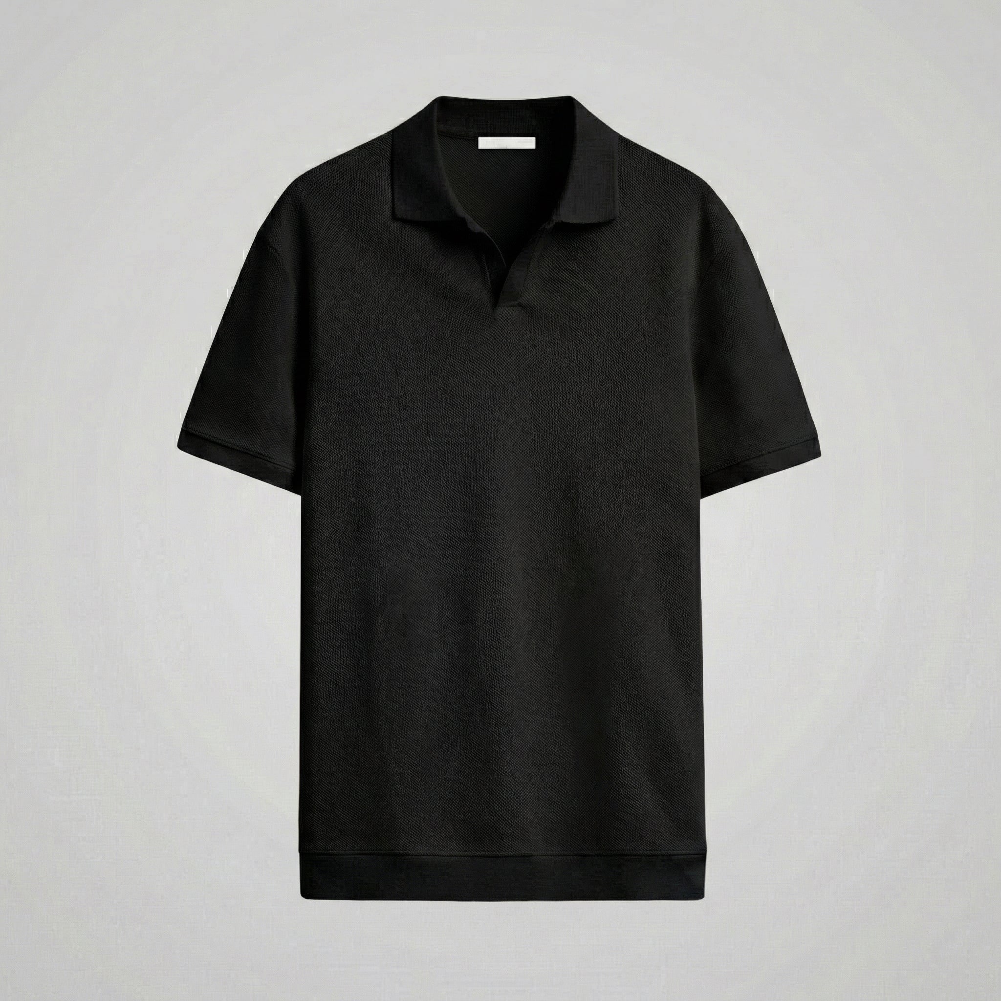 Polo Shirt Heren V-Hals Structured Casual Chic