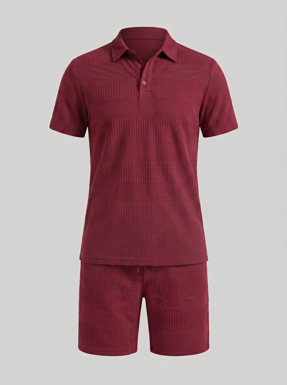 Poloshirt En Shorts Set Heren Casual Zomer