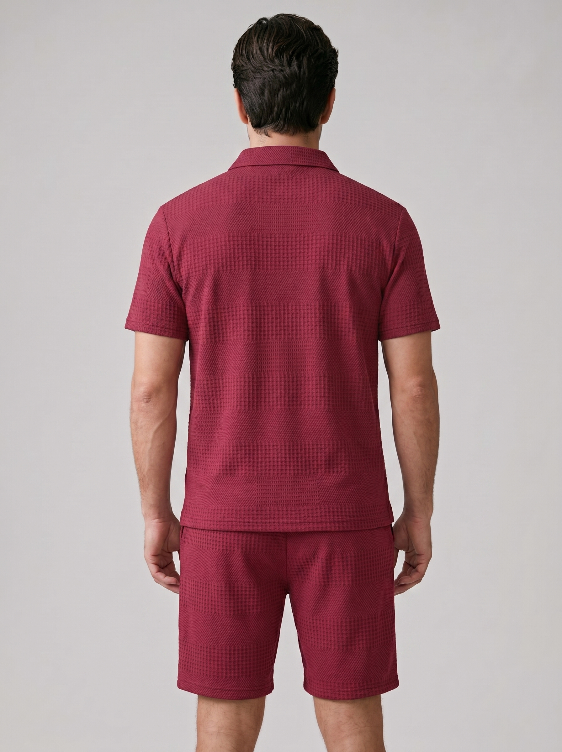 Poloshirt En Shorts Set Heren Casual Zomer