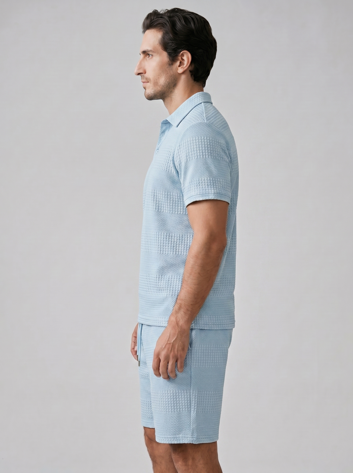 Poloshirt En Shorts Set Heren Casual Zomer