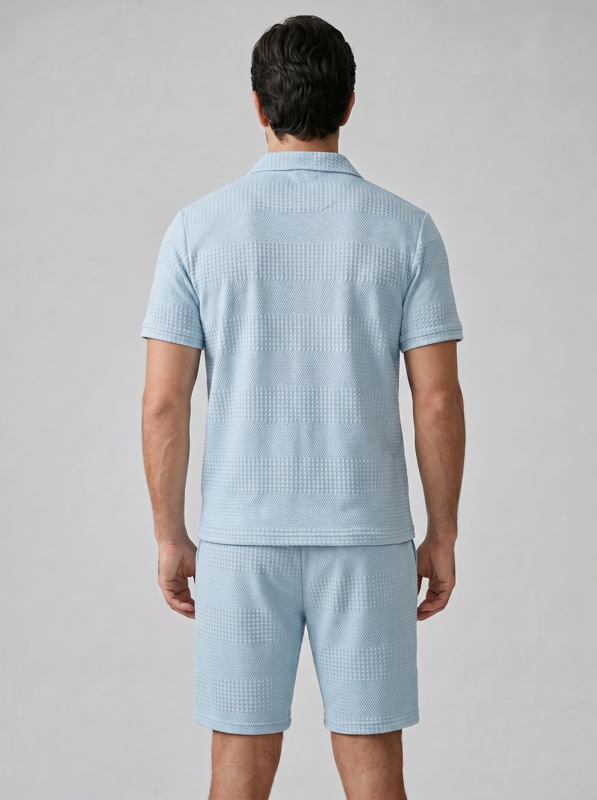 Poloshirt En Shorts Set Heren Casual Zomer