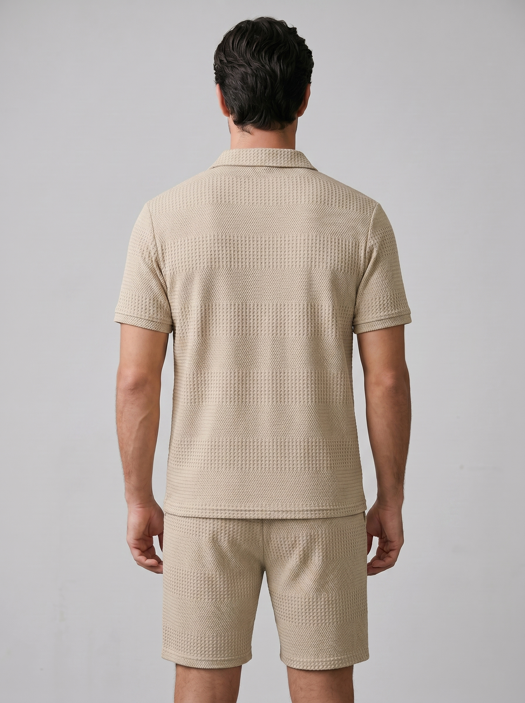 Poloshirt En Shorts Set Heren Casual Zomer