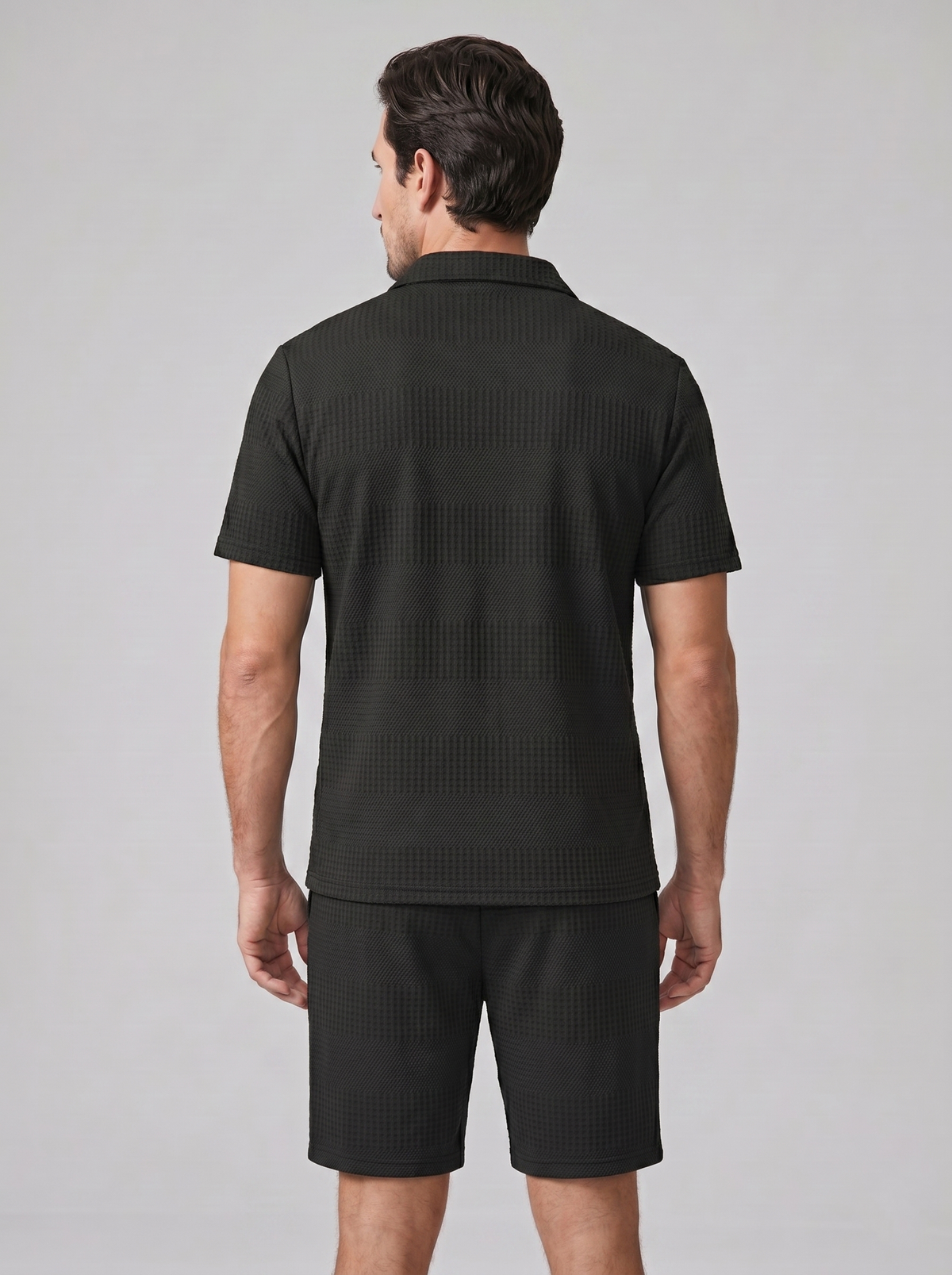 Poloshirt En Shorts Set Heren Casual Zomer