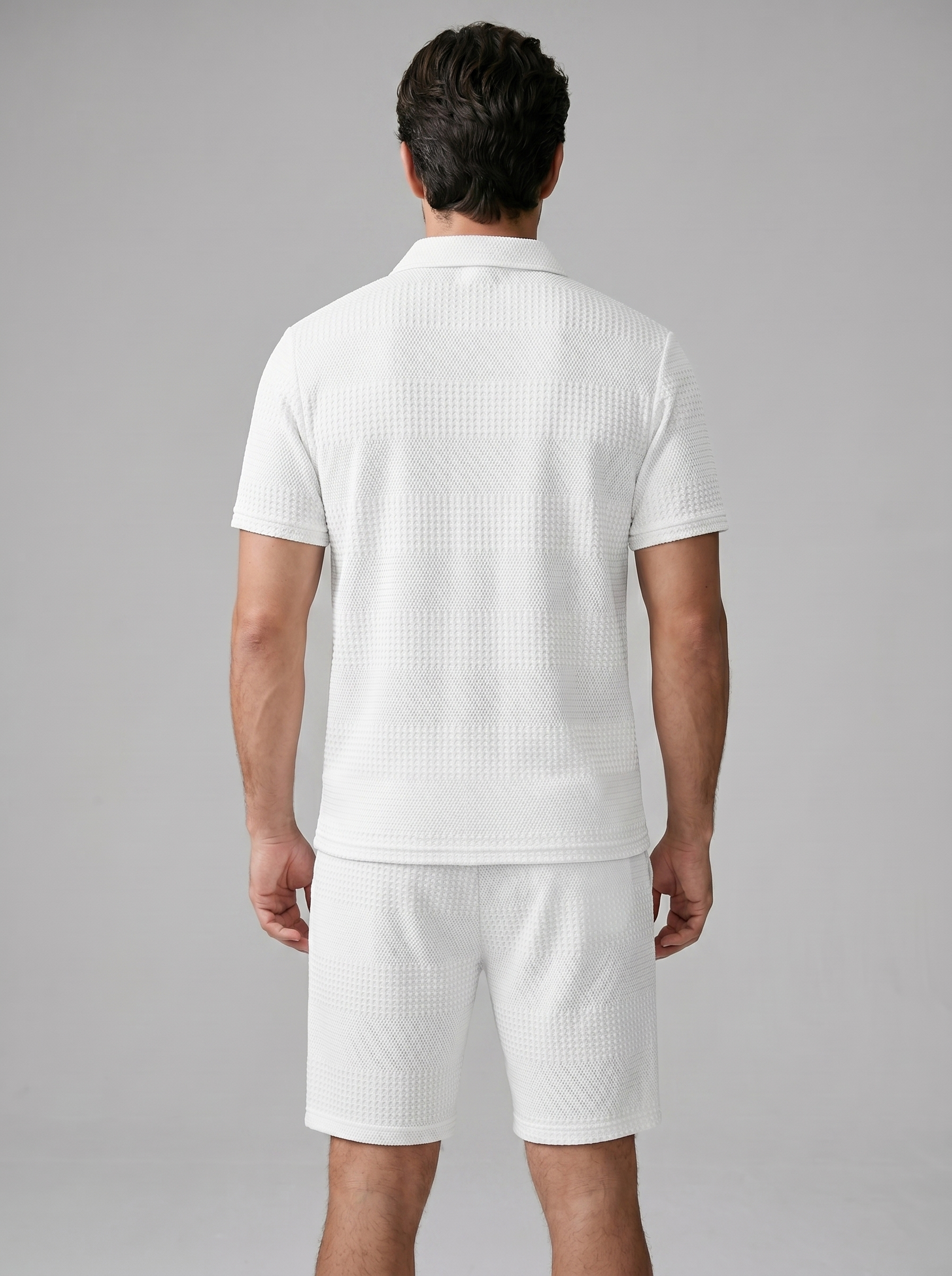Poloshirt En Shorts Set Heren Casual Zomer