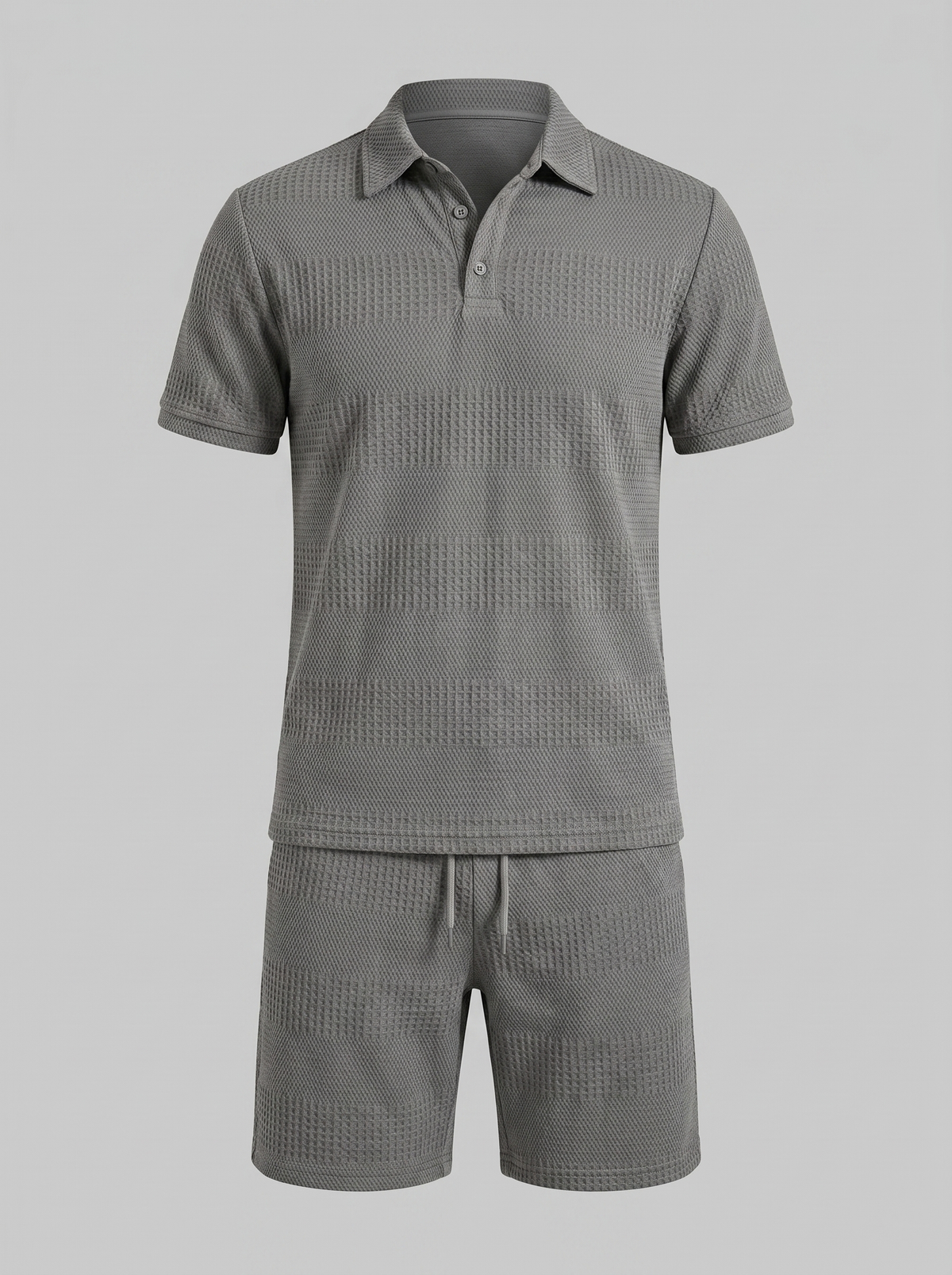 Poloshirt En Shorts Set Heren Casual Zomer