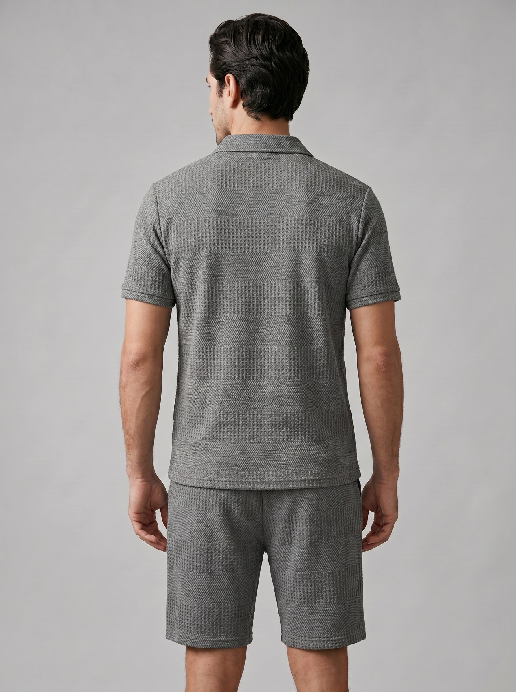Poloshirt En Shorts Set Heren Casual Zomer