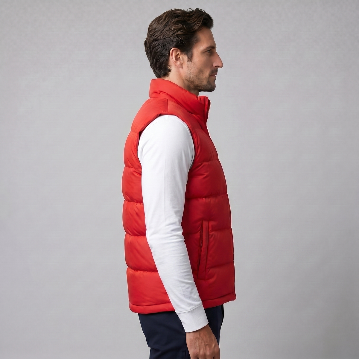 Quilted Padded Gilet Heren Winter Casual