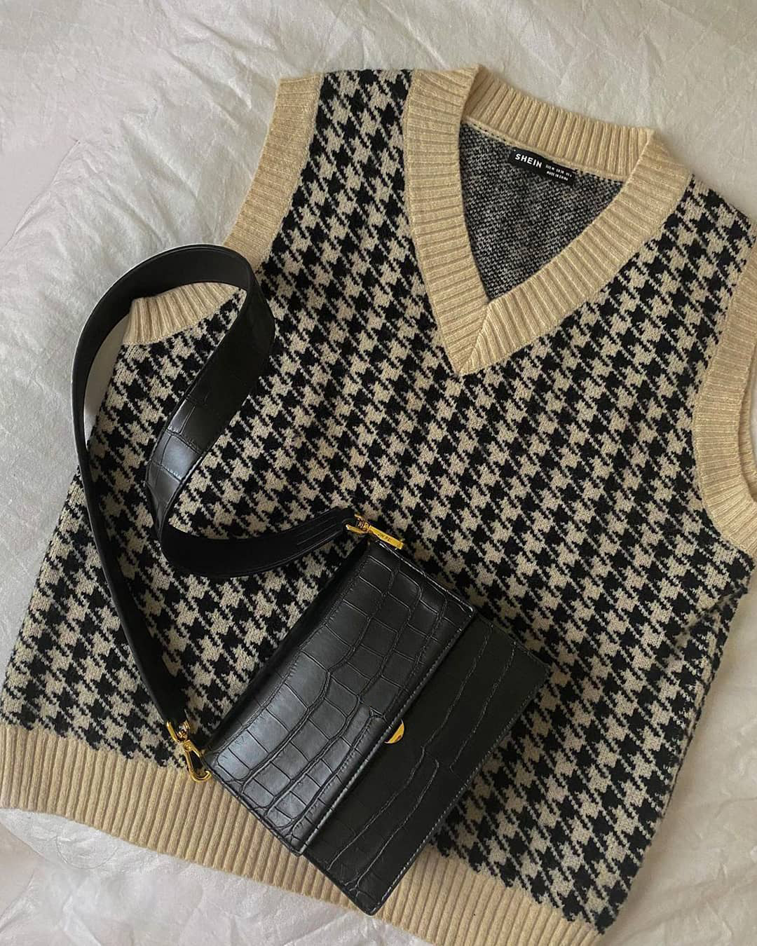 Schoudertas Dames Krokodillenprint Compact Elegant