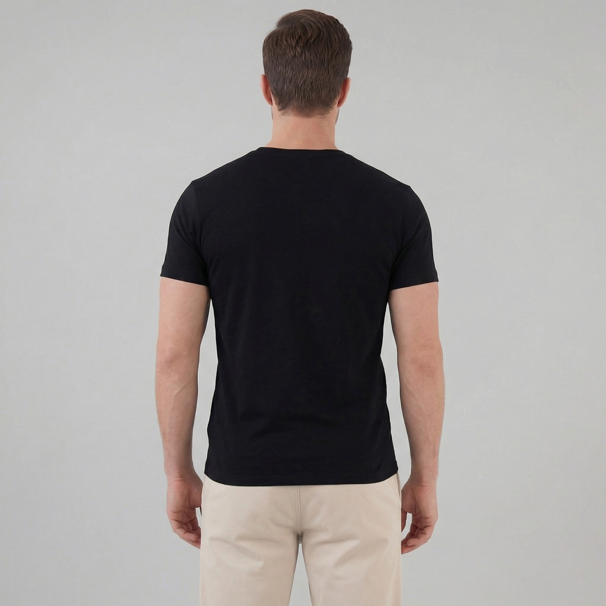 Slim Fit T-Shirt Heren Casual