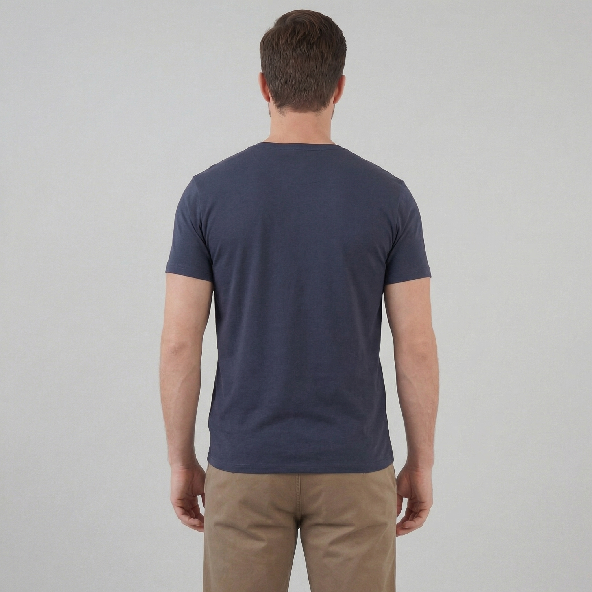 Slim Fit T-Shirt Heren Casual