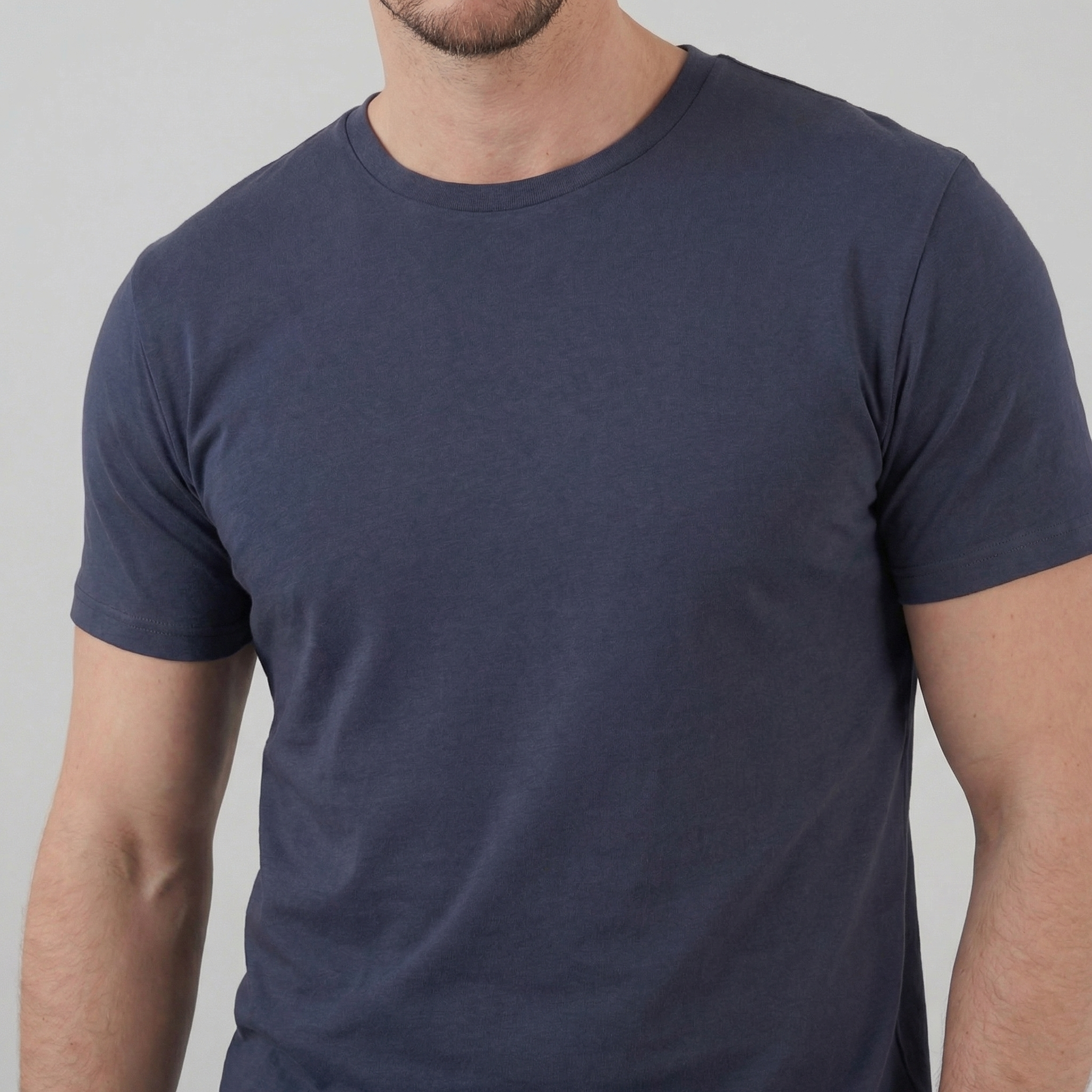 Slim Fit T-Shirt Heren Casual
