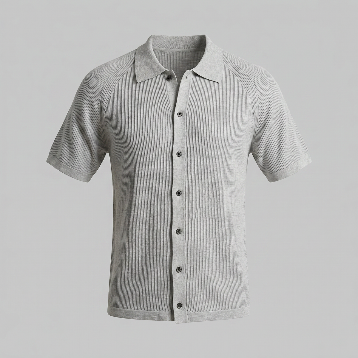 Smart Casual Polo Shirt Heren Lange Mouwen Button