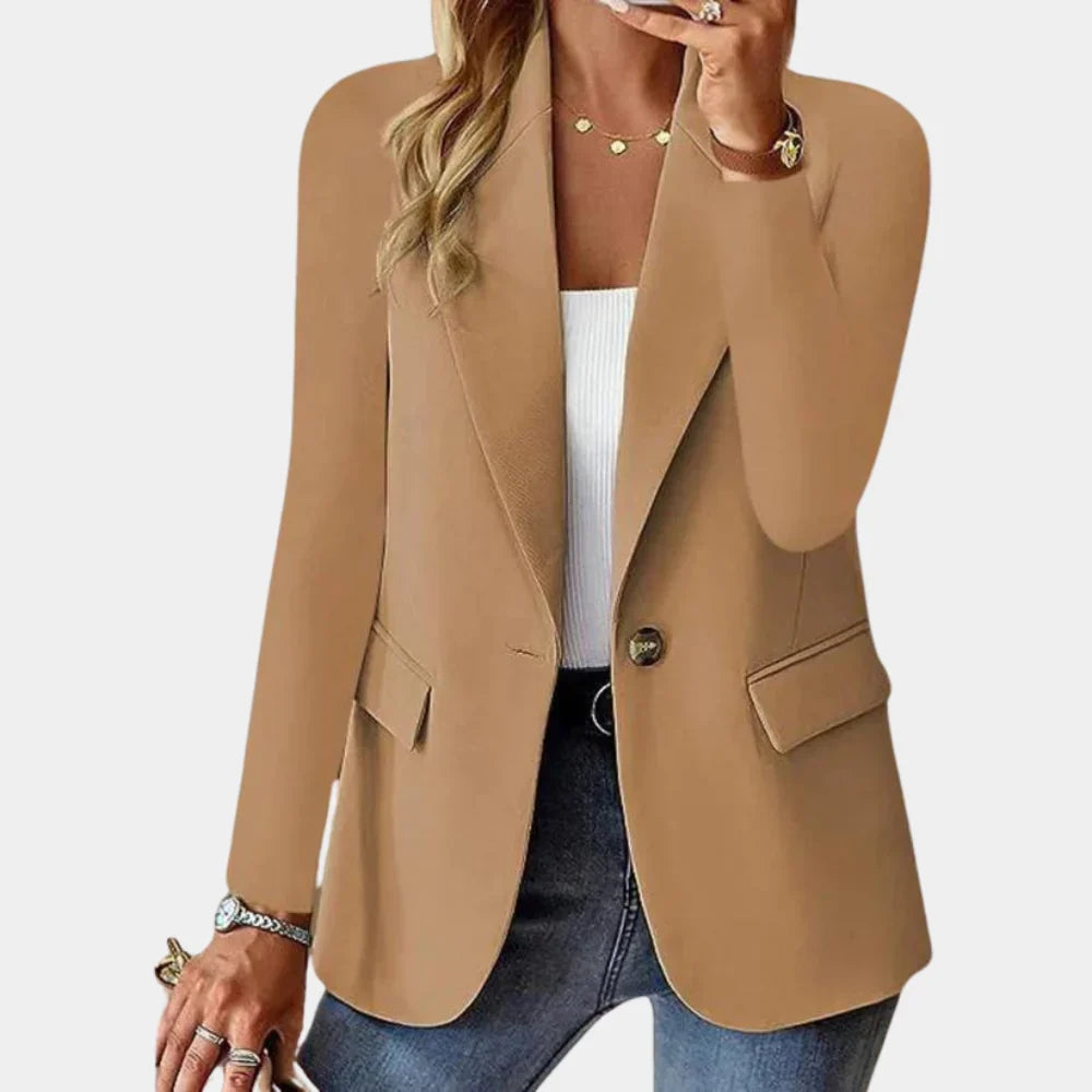 Stijlvolle Blazer voor Dames met Lange Mouwen