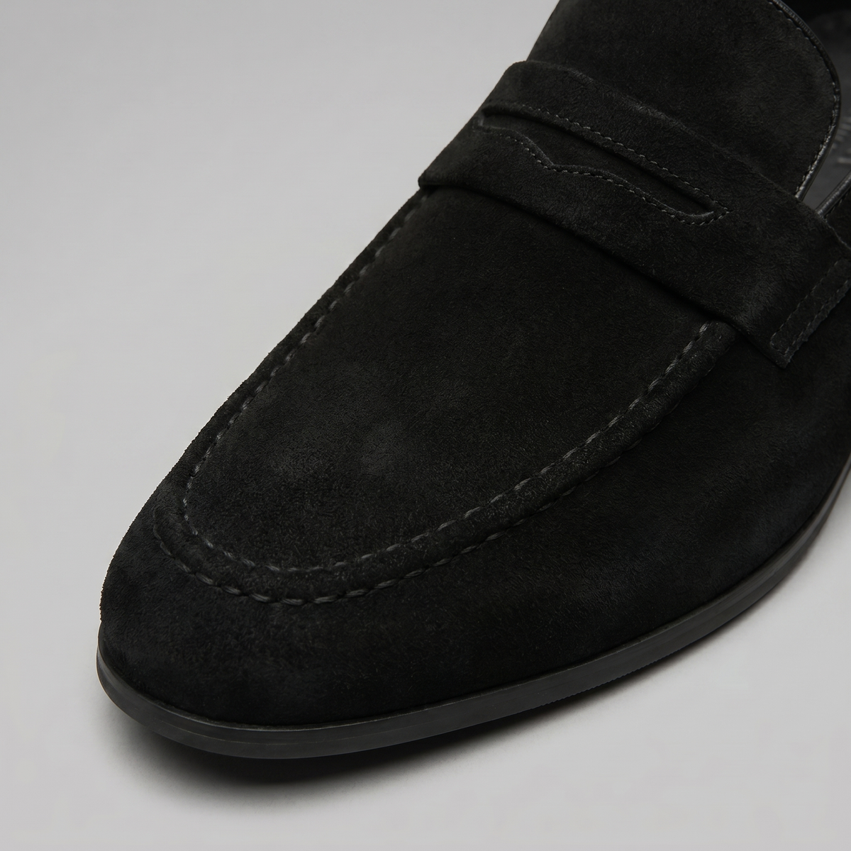 Suede Penny Loafers Heren Smart Casual