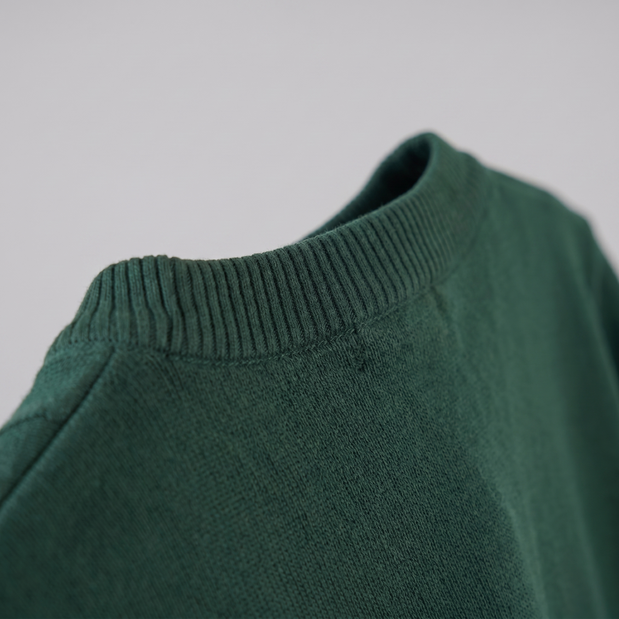 T-Shirt Heren Lange Mouwen Casual Textuur Crew Neck