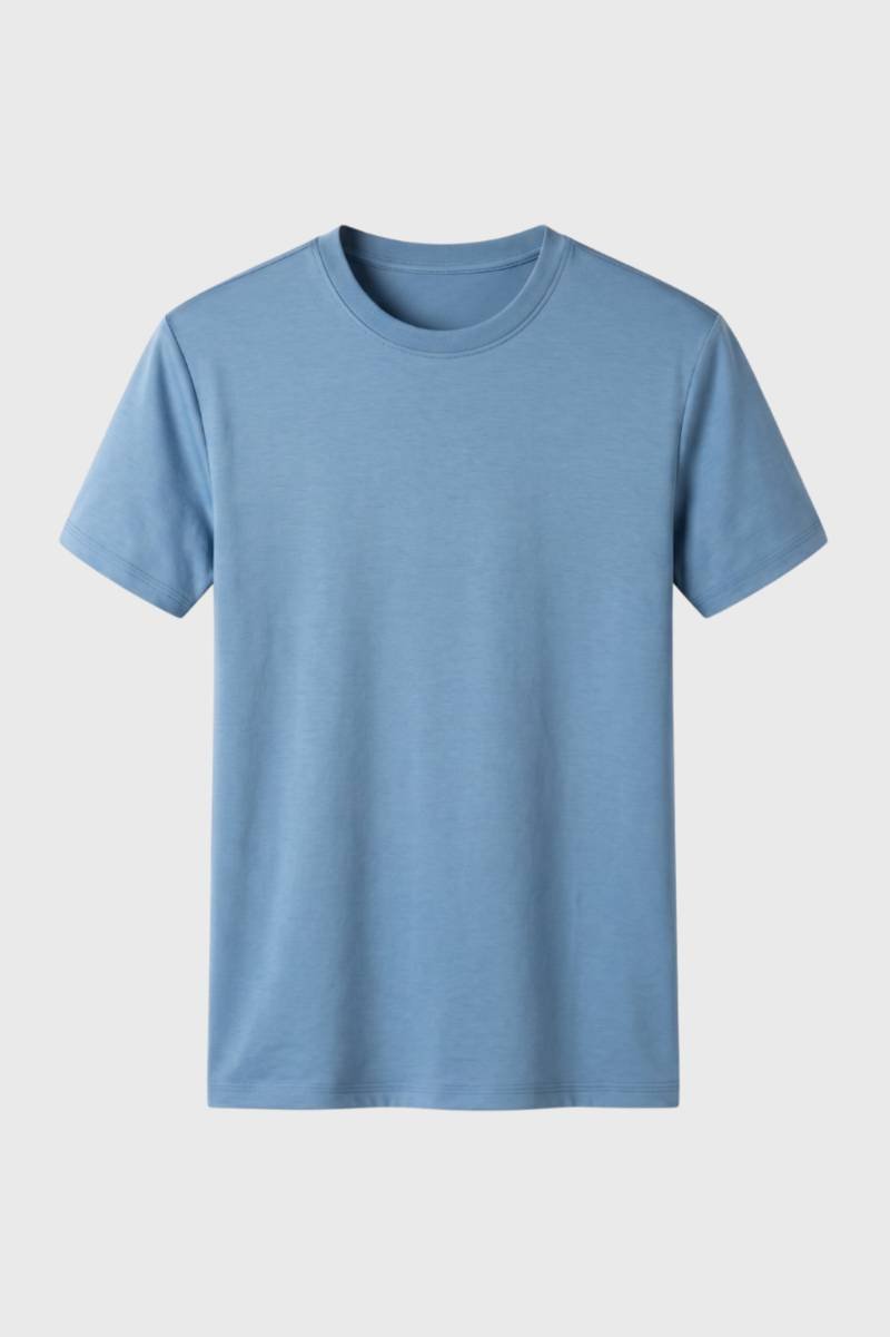 T-shirt Heren Regular Fit Ronde Hals Korte Mouwen Casual