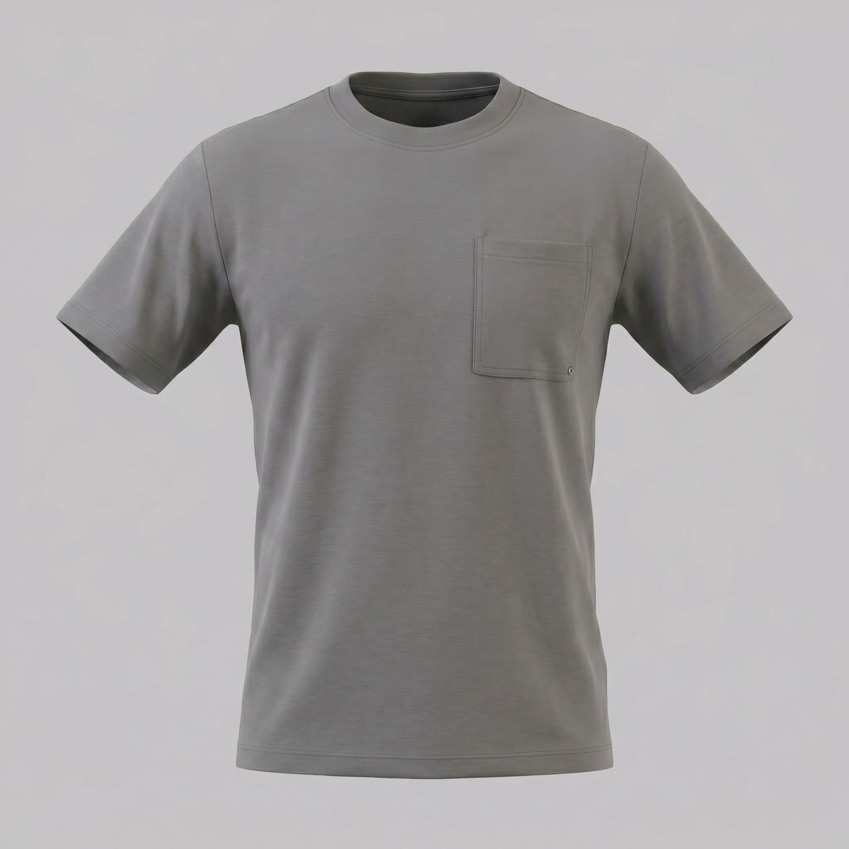 T-Shirt Heren Relaxed Fit Borststak Casual