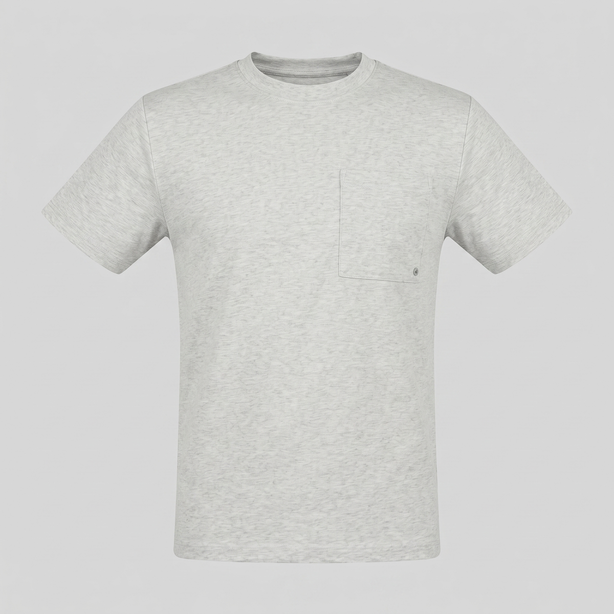 T-Shirt Heren Relaxed Fit Borststak Casual