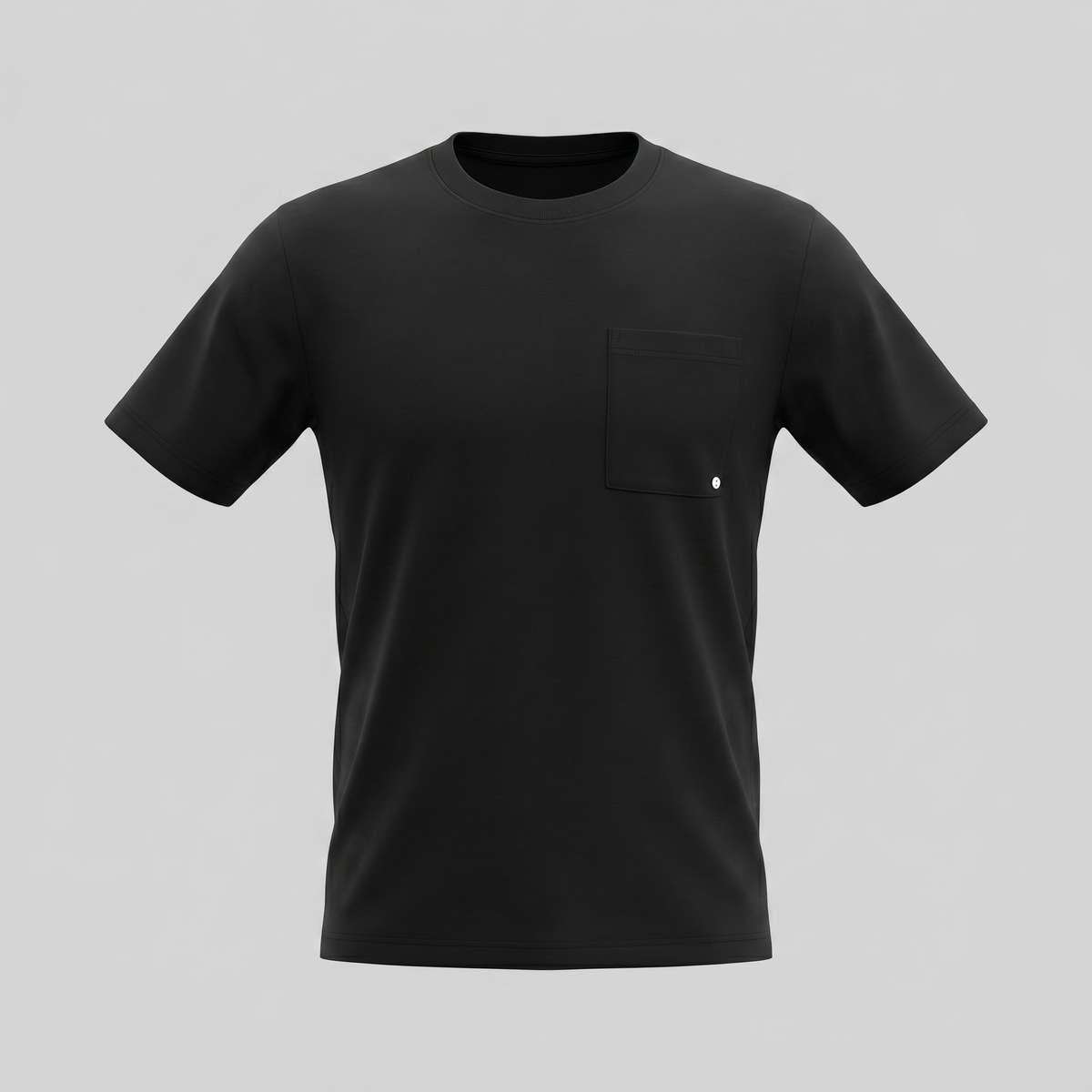 T-Shirt Heren Relaxed Fit Borststak Casual