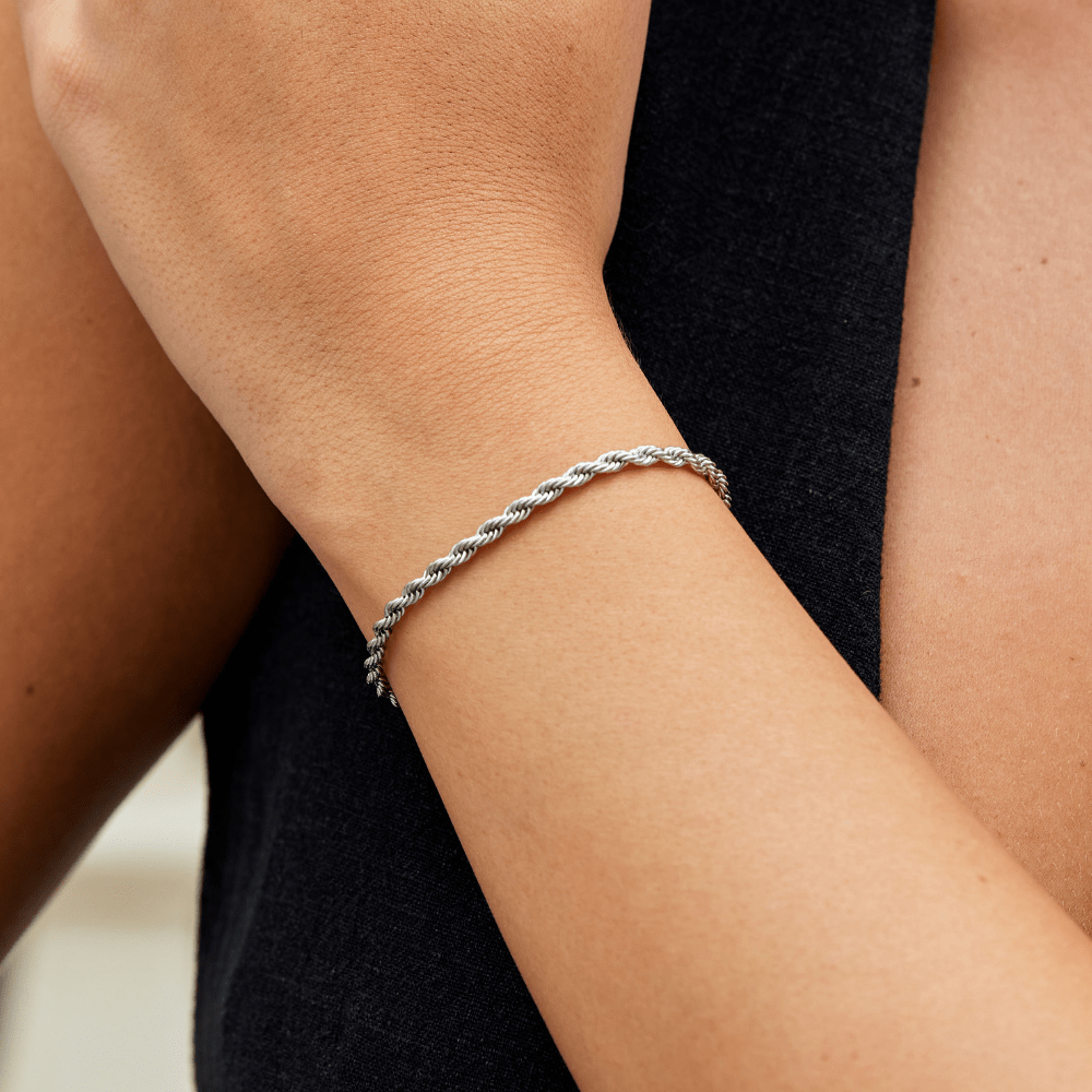 Verfijnde zilveren armband met een elegant ontwerp