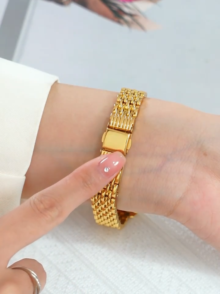 Elegante gouden horloge
